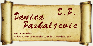 Danica Paskaljević vizit kartica
